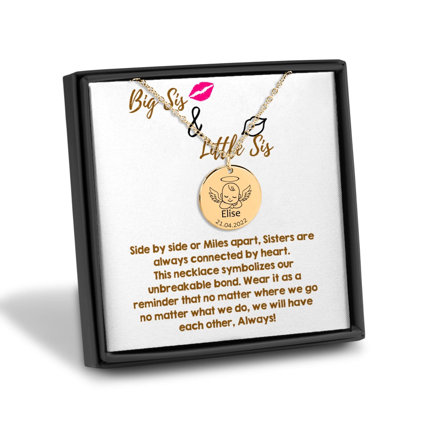 My Baby Angel Necklace - Personalized