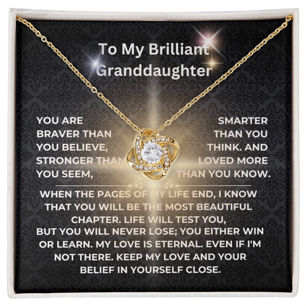 To My BRILLIANT GRANDDAUGHTER - GiftSet - YB0215