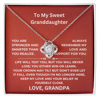 TO MY SWEET GRANDDAUGHTER - GIFT SET - YB0218