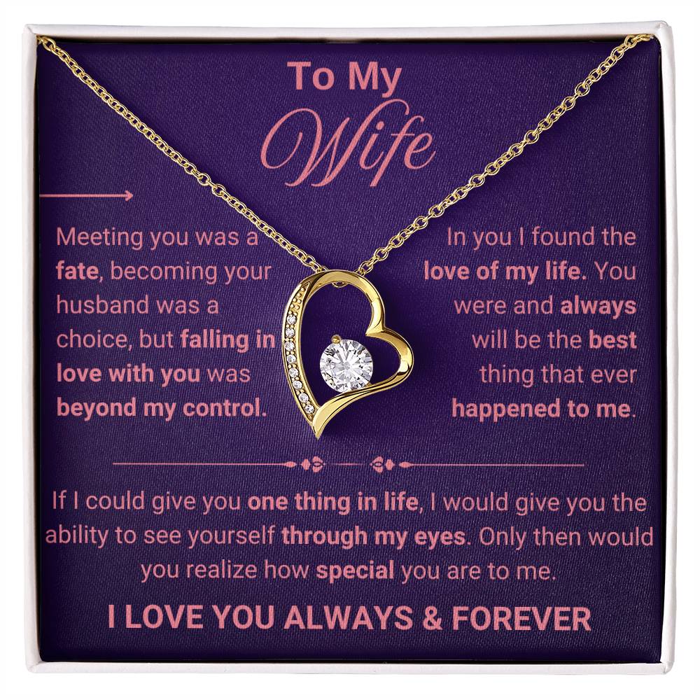 To  My Wife - Love You Always & Forever - YB0051